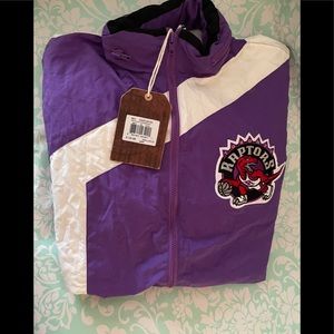 Hard wood classic Mitchell&ness one on one Toronto raptors windbreaker jacket
